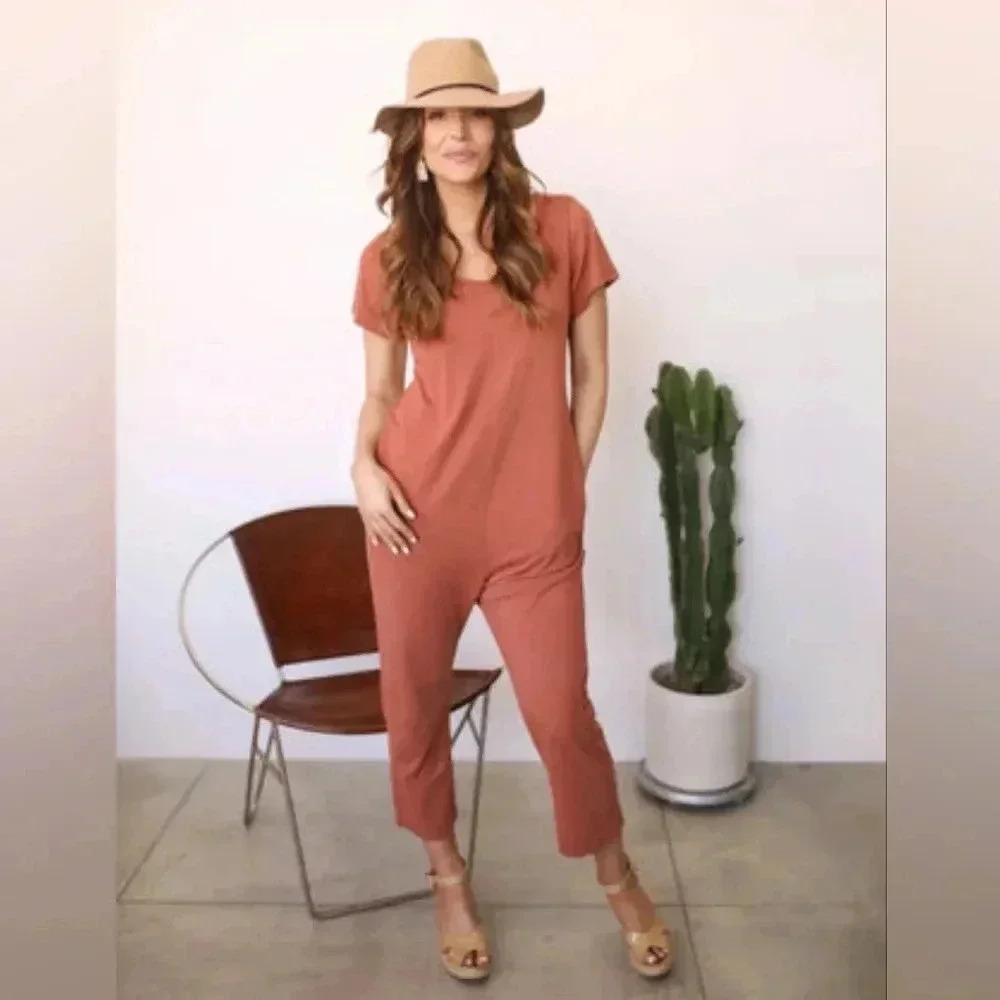 Smash + Tess Terracotta Jumpsuit